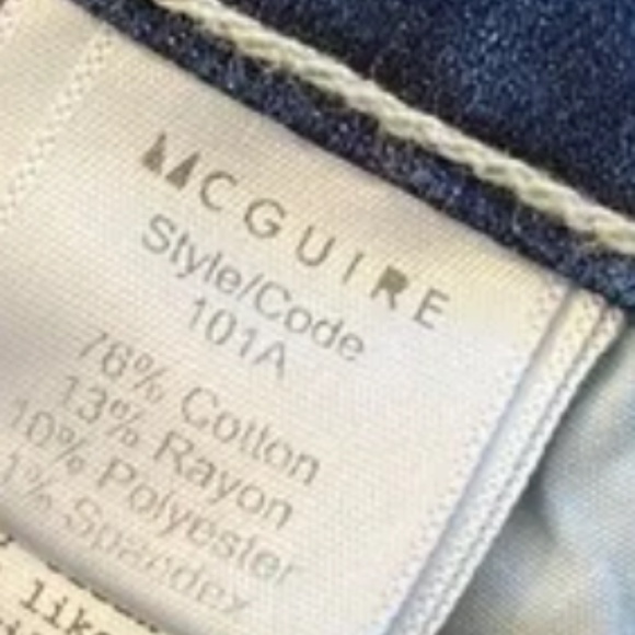 Authentic McGuire Denim Jeans with Exposed Button Fly - Picture 2 of 5
